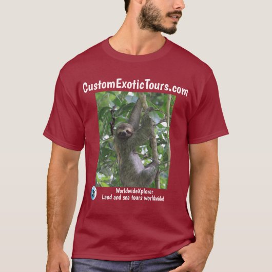 T-shirt Les visites exotiques faites sur commande (Devant)
