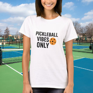 T-shirt Les vitres du joueur de Pickleball citent le nom