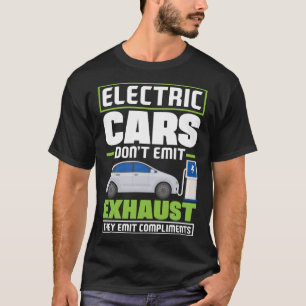 T-shirt Les voitures électriques émettent des compliments