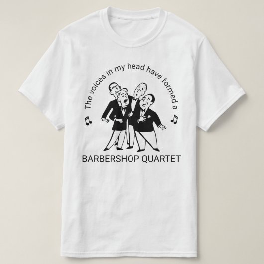 T-shirt Les voix dans ma tête (Design devant)