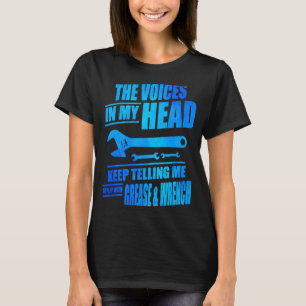T-shirt Les Voix Dans Ma Tête Mécanique Réparation Automob