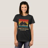 T-shirt Les Volcans D'Hawaii Dans Le Parc National (Devant entier)