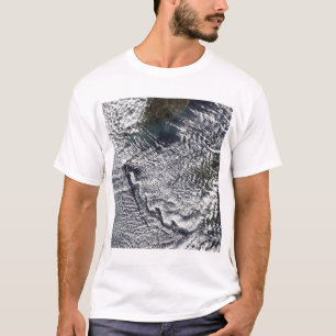 T-shirt Les vortexes de nuage outre de Cheju font, la