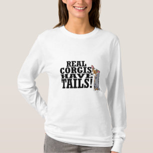 T-shirt Les vrais Corgis ont des dames de queues