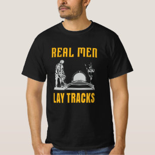 T-shirt Les vrais hommes