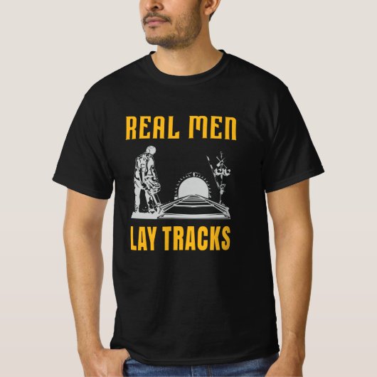 T-shirt Les vrais hommes (Devant)
