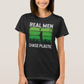T-shirt Les vrais Hommes Chase Plastic Ultimate Frisbee (Devant)