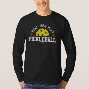 T-shirt Les vrais hommes jouent au basket-ball