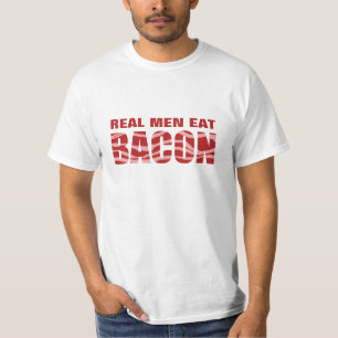 T-SHIRT LES VRAIS HOMMES MANGENT DU LARD