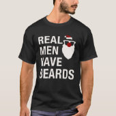 T-shirt Les vrais hommes ont des barbes (Devant)