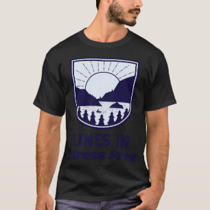 T-shirt Les vrais hommes pêchent – pas de plats à emporter