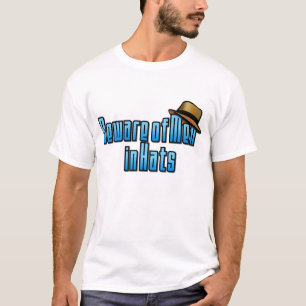 T-shirt Les vrais hommes portent des chapeaux