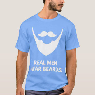 T-shirt Les vrais hommes portent des ours à la barbe Venti