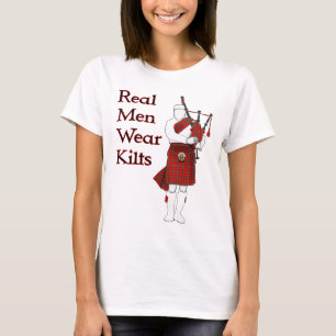 T-shirt Les vrais hommes portent des tueurs Drôle écossais