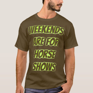 T-shirt les week-ends pour les spectacles de chevaux 2