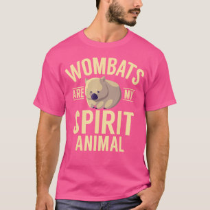 T-shirt Les Wombats sont mon esprit Animal Aussie Marsupia