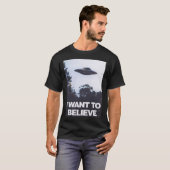 T-shirt Les X-Files Que Je Veux Croire (Devant entier)