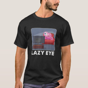 T-shirt Les yeux baisés Restez à la maison regarder la t