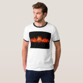 T-shirt Les yeux brillants du citrouille Halloween de Slip (Devant entier)