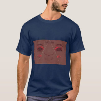 T-shirt Les yeux tournent en rose.