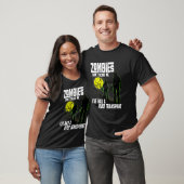 T-shirt Les zombies ne me font pas peur J'ai eu une greffe (Unisexe)