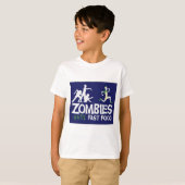 T-shirt Les zombis DÉTESTENT les aliments de préparation (Devant entier)