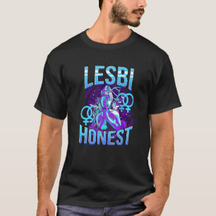 T-shirt Lesbi Honest Lesbianlove Femme Lgbt