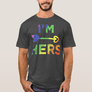 T-shirt Lesbian Couple I'm Hers She's Mine Matching LGBT P