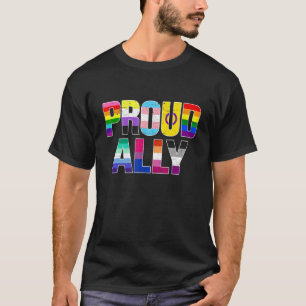 T-shirt Lesbian Gay Bisexual Trans Pan Queer Fier Ally Lg