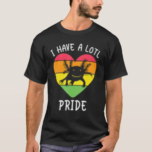 T-shirt Lesbian Gay Pride Outfit Axolotl Lgbtq Stuff Retro