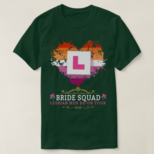 T-shirt Lesbian Hen Do Outfits For Women & Group Hen Night (Design devant)