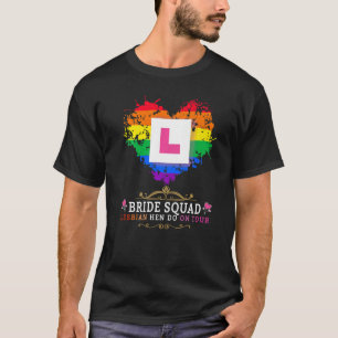 T-shirt Lesbian Hen Do Outlets Pour Femmes Et Groupe Hen N