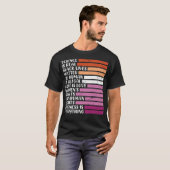 T-shirt Lesbian Pride LGBT Pride (Devant entier)