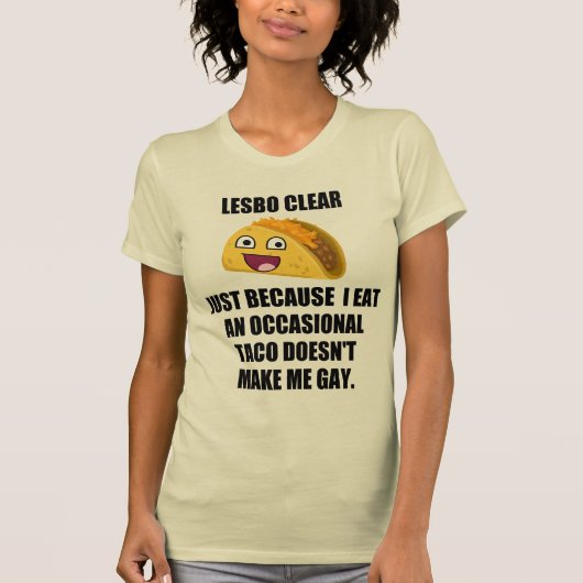 T-shirt lesbienne drôle (Devant)