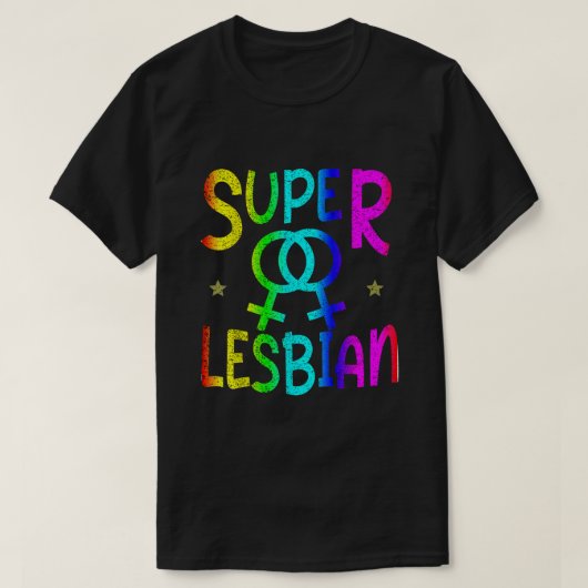 T-shirt Lesbienne Gay pride LGBT (Design devant)
