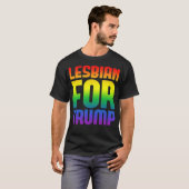 T-shirt lesbienne pour trump (Devant entier)