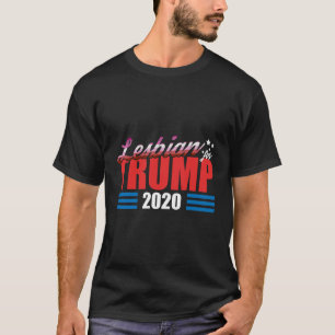 T-shirt Lesbienne Pour Trump