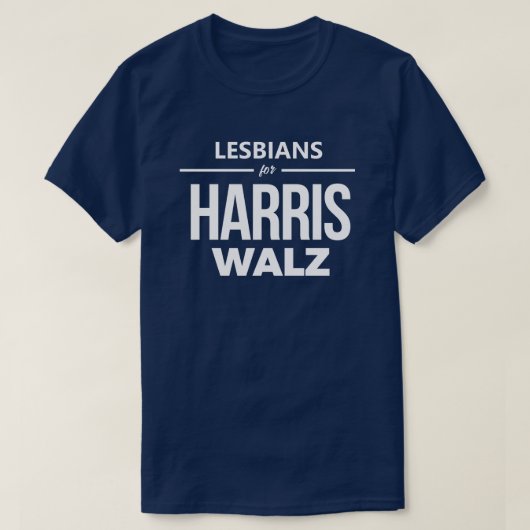 T-shirt Lesbiennes pour Harris Walz (Design devant)