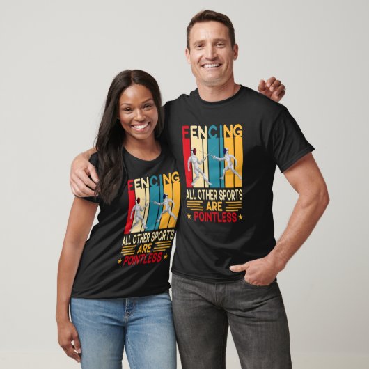 T-shirt L'Escrime Parce Que D'Autres Sports Ne Pointless A (Unisexe)