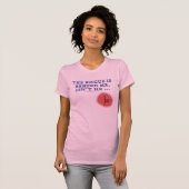 T-shirt L'escroc est derrière moi (Devant entier)