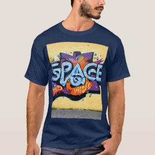 T-shirt L'espace animé par la musique