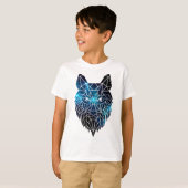 T-shirt l'espace de loup (Devant entier)