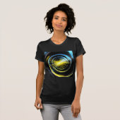 T-shirt L'espace de trou de ver (Devant entier)