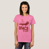 T-shirt L'espace est l'as (Devant entier)