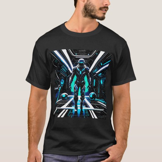 T-shirt L'Espace et l'Astronaute#4 (Devant)