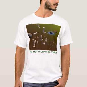 T-shirt L'espace pour une partie d'échecs