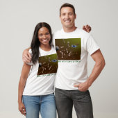 T-shirt L'espace pour une partie d'échecs (Unisexe)
