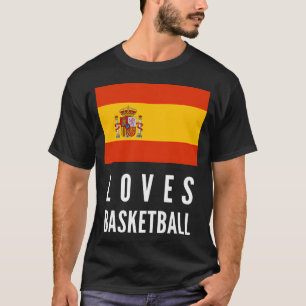 T-shirt L'Espagne adore le basket-ball