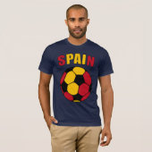 T-shirt L'Espagne Footy (foncé) (Devant entier)