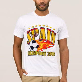 T-shirt L'Espagne soutient 2010